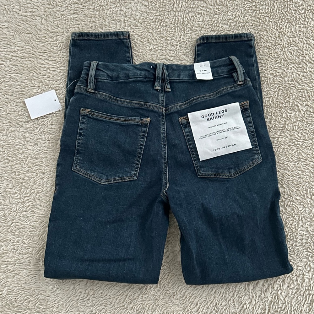 NWT Good American Good Legs Skinny Jeans